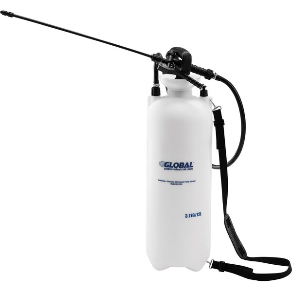 Global Industrial 12 Liter Capacity Sanitizing & Cleaning All Purpose Pump Sprayer - 534740