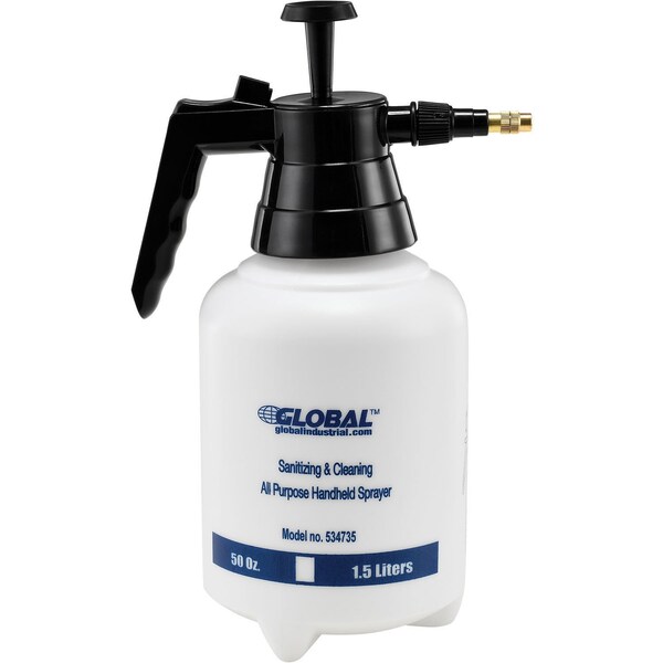 Global Industrial 1.5 Liter Capacity Sanitizing & Cleaning All Purpose Handheld Sprayer - 534735