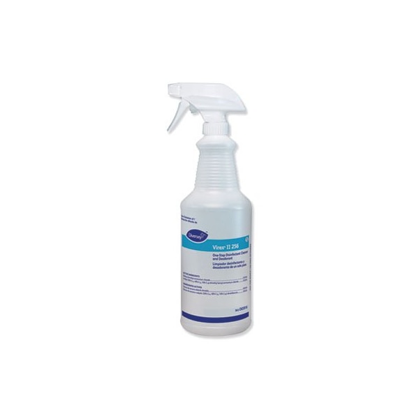 Johnson Diversey Diversey, VIREX II 256 EMPTY SPRAY BOTTLE, 32 OZ, CLEAR, 12PK - 03916