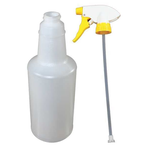 Impact Products 32 oz. Clear Trigger Spray Bottle, Screw Closure Size: 7/100 mm - 5032WG/6019DZ-91-AS002