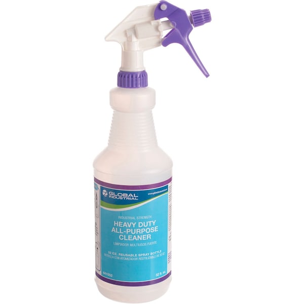 Global Industrial Trigger Spray Bottles For Heavy Duty All-Purpose Cleaner, 32 oz. Bottles, 12PK - 641552