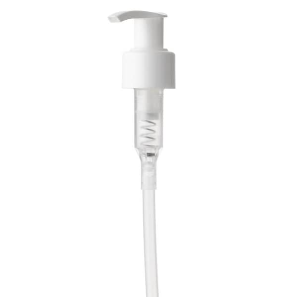 Tricorbraun 24-410 P/P Lotion Pump White Lock Up Smooth Gasket 1.2 Cc , 6.375 Inch Dip Tube Saddle Head - 141546
