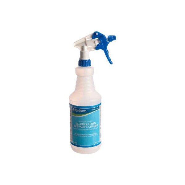 Big 3 Packaging Global Industrial Trigger Spray Bottles For Glass & Hard Surface Cleaner 32 oz. 12/Case - GLO-5551-CB0012E