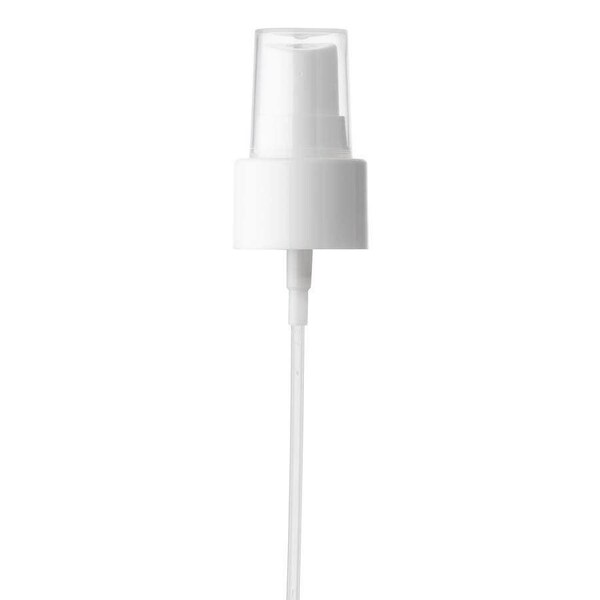 Tricorbraun 20-410 P/P Fine Mist Sprayer White Smooth .12Ml-.14Ml , 2.75 Inch Dip Tube Clear P/P Hood - 141031