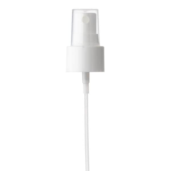Tricorbraun 20-410 P/P Fine Mist Sprayer White Smooth .12Ml-.14Ml , 2.75 Inch Dip Tube Clear P/P Hood - 141031