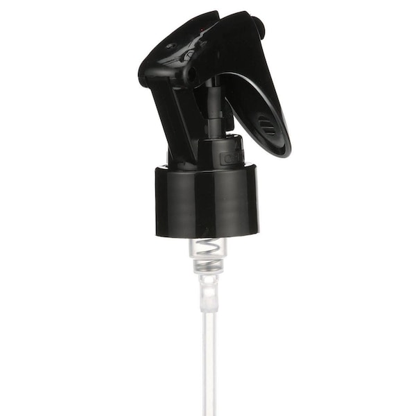 Tricorbraun 24-410 P/P Sprayer, Trigger Sprayer, Black, Mini, Smooth, .21 Ml Fine Mist 6.75 Dtl, Shipping Clip - 047642