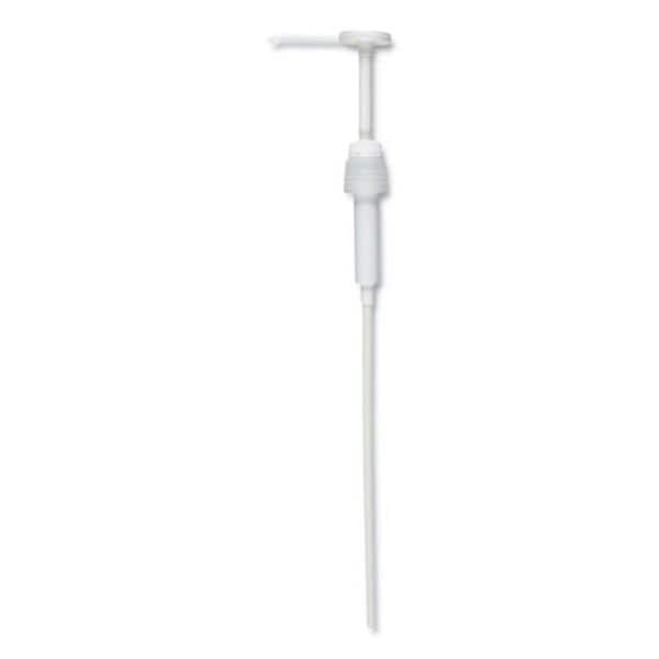 Tool Time 1 oz Economy Plastic Dispensing Pump with Senior Rieke Adapter for 5-gal Pails, White - TO3205006