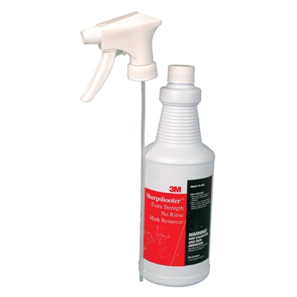3M 3M 7000029810 Sharpshooter Extra Strength No-Rinse Mark Remover with Trigger Sprayer - 1 Quart, Each - 7000029810