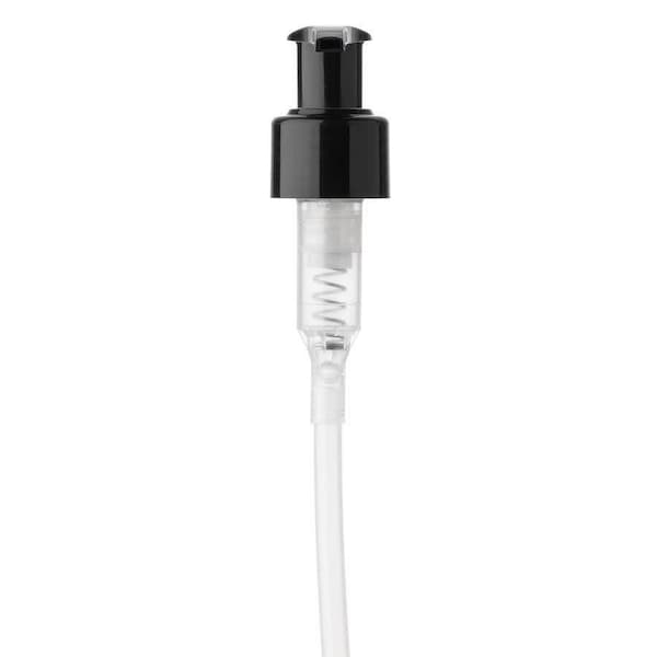 Tricorbraun 24-410 P/P Lotion Pump Black Lock Up Smooth Gasket 1.2 Cc, 5.125 Inch Dip Tube Saddle Head - 141524