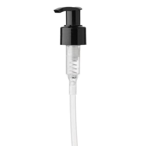 Tricorbraun 24-410 P/P Lotion Pump Black Lock Up Smooth Gasket 1.2 Cc, 5.125 Inch Dip Tube Saddle Head - 141524