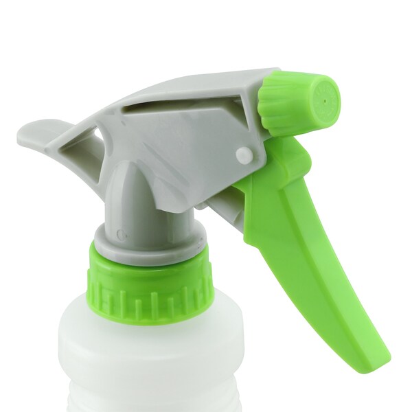Prime-Line Trigger Sprayer Dispenser Bottles, 24-Ounce, 360 Degree Spray Position, Plastic w/Red Trim 3 Pack - MP51001