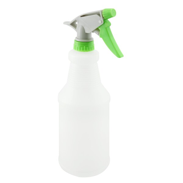 Prime-Line Trigger Sprayer Dispenser Bottles, 24-Ounce, 360 Degree Spray Position, Plastic w/Red Trim 3 Pack - MP51001