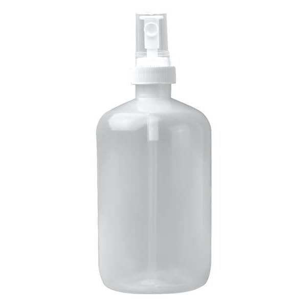Sp Scienceware 16 oz. Clear, Low Density Spray Bottle, 12 Pack - F11634-0000