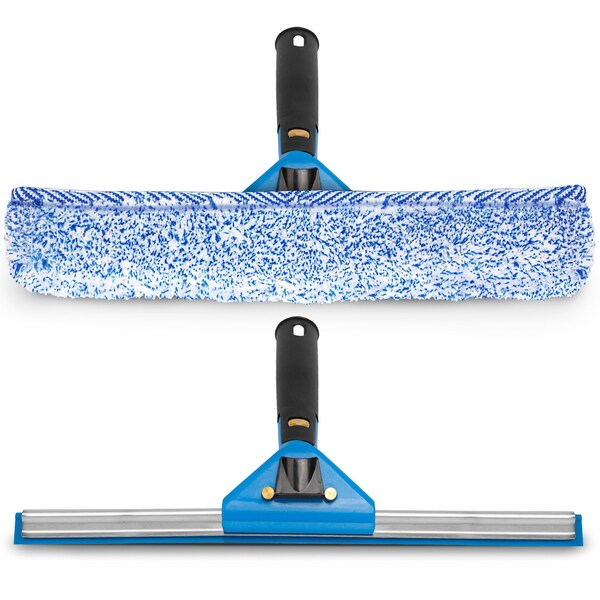 Gritt Commercial Swivel Window Washing Kit with 14 Squeegee and 14 Washer - GRI136