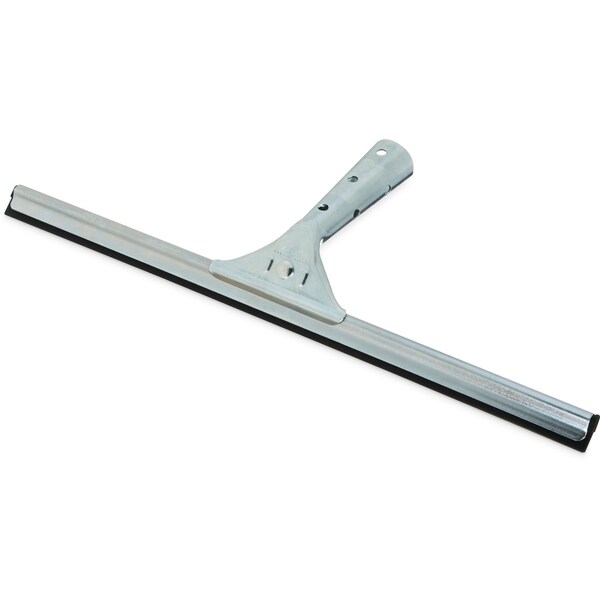 Carlisle Foodservice Pro Sngl-Blade Rubber Squeegee, 16", PK12 - 4007100