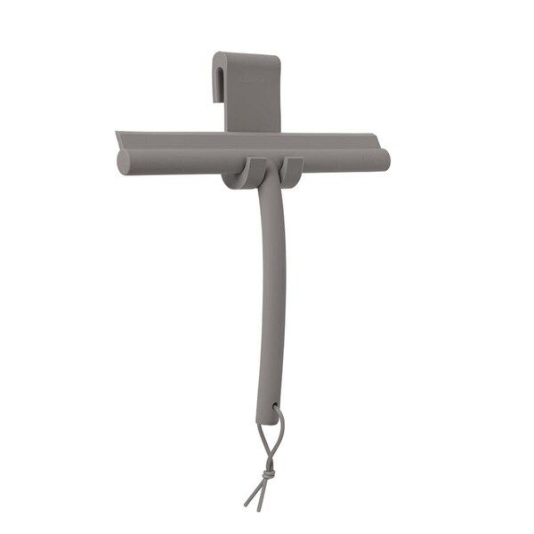 Homepage 12.25 x 9.5 x 1.75 in. Vipo Shower Squeegee with Hanger, Satellite - HO2528344