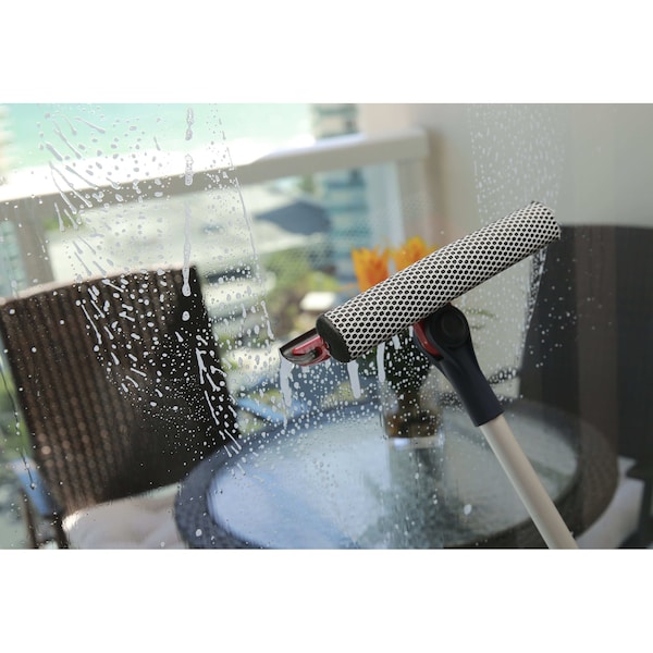 Dsv Standard Professional Window Squeegee, 2-in-1 Telescopic Window Cleaner, 12-PK - 87444-12