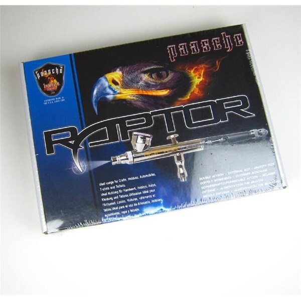 Paasche Paasche RG-1S Raptor Gravity Double Action Feed Airbrush Set with 0.25 mm Head - RG-1AS