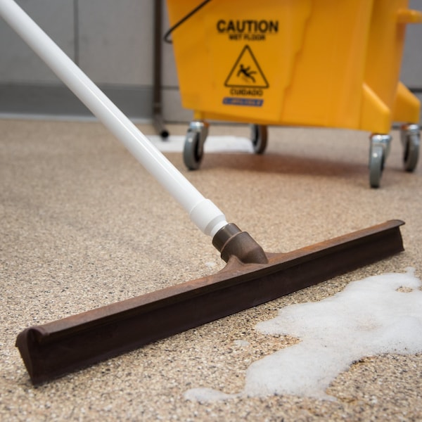 Carlisle Foodservice Single Blade Squeegee, 24", Brown, PK6 - 3656801