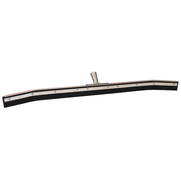 Weiler 36" Floor Squeegee, Curved, Metal Frame, Heavy-Duty Rubber Blade - 45511