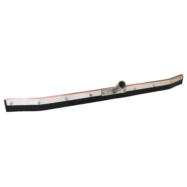 Weiler 36" Floor Squeegee, Curved, Metal Frame, Heavy-Duty Rubber Blade - 45511