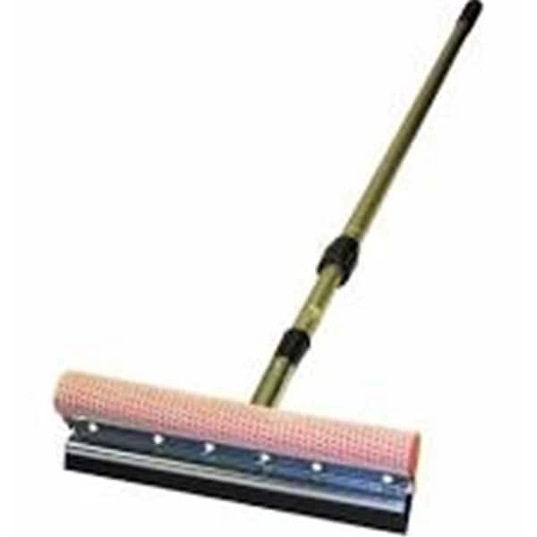 Carrand Carrand C51-9500 Scrub - N Squeegee 10in. Metal Head with Extension Pole - C51-9500