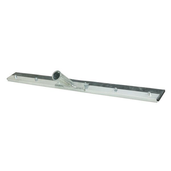 Weiler 24" Floor Squeegee, Straight, Metal Frame, Heavy-Duty Rubber Blade - 45507