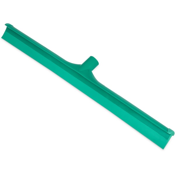 Carlisle Foodservice Single Blade Squeegee, 24", Green, PK6 - 3656809