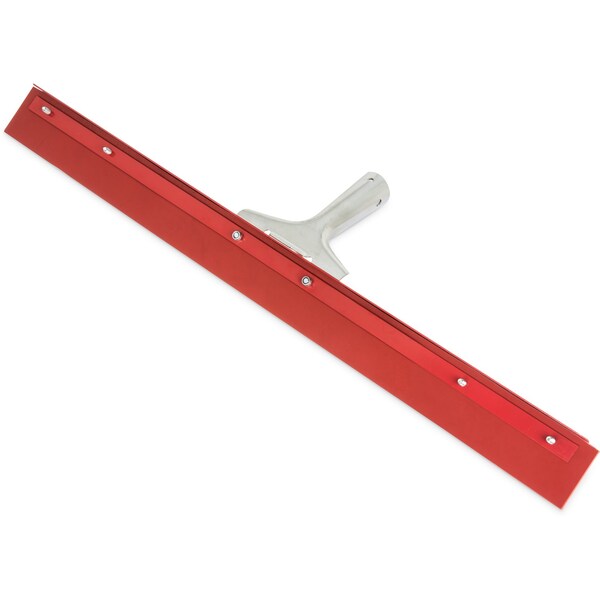Carlisle Foodservice Str Red Gum Rbbr Floor Squeegee, 24", PK6 - 4007600