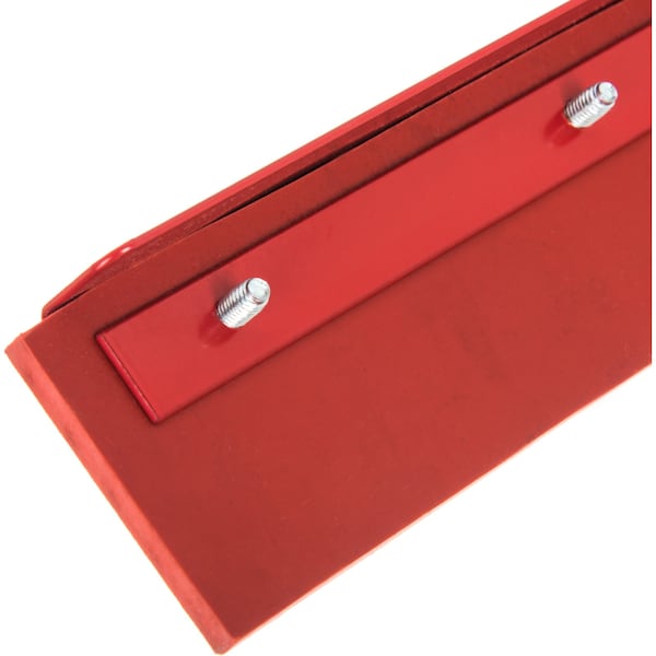 Carlisle Foodservice Str Red Gum Rbbr Floor Squeegee, 24", PK6 - 4007600