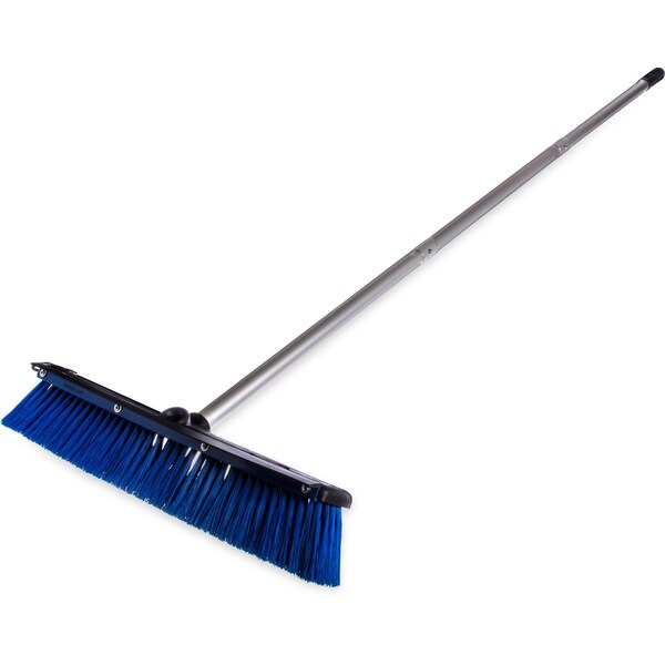 Carlisle Foodservice Floor Sweep w/Squeegee, 18", Blu, PK6 - 3621961814