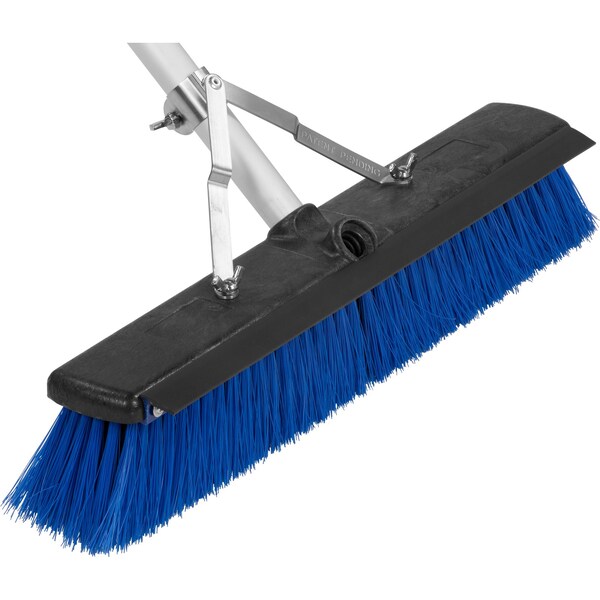 Carlisle Foodservice Floor Sweep w/Squeegee, 18", Blu, PK6 - 3621961814