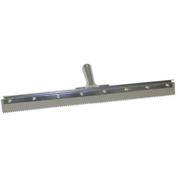 The Brush Man 24” Floor Squeegee, 1/4” Serrations, Non-Marking, 6PK - FS24SE-1/4