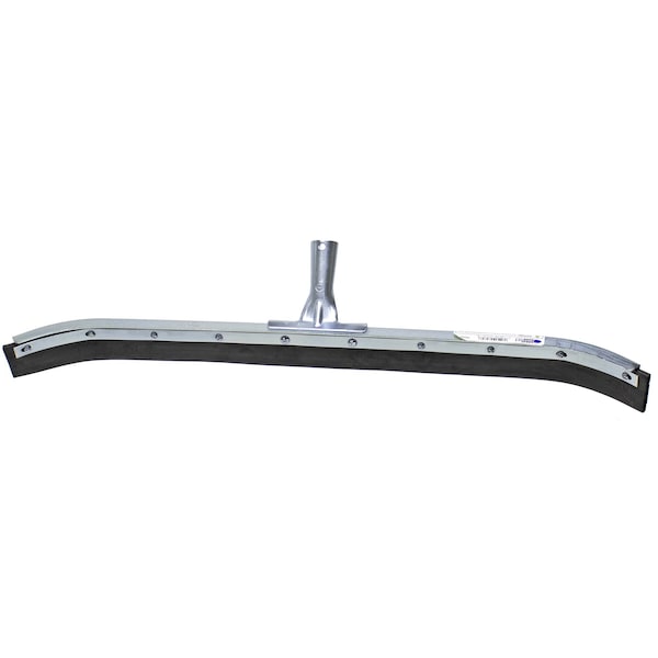 The Brush Man 30” Curved End Floor Squeegee, Black Buna Blend Rubber, 6PK - FS330C