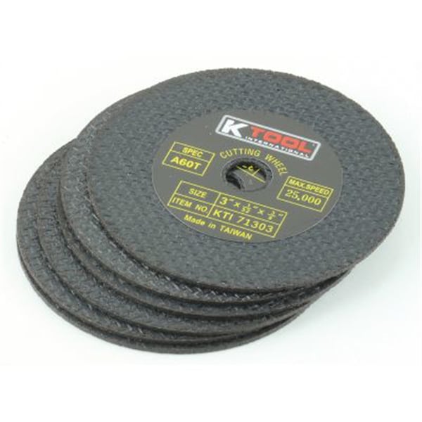 Rueda de corte de K-Tool International 3 X 132 50 Pzas - KTI71303-50