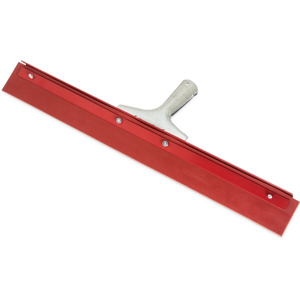 Carlisle Foodservice Str Red Gum Rbbr Floor Squeegee, 18", PK6 - 4007500