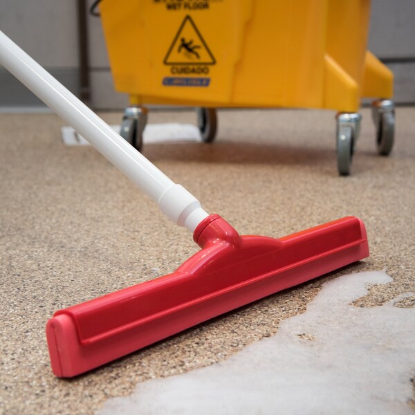 Carlisle Foodservice Dbl Foam Squeegee, 18", Red, PK6 - 4156705