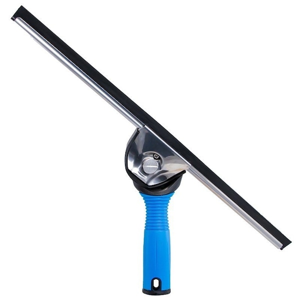 Unger Industrial Unger Professional Swivel Squeegee, 18 in Blade, Poly Blade - 985510