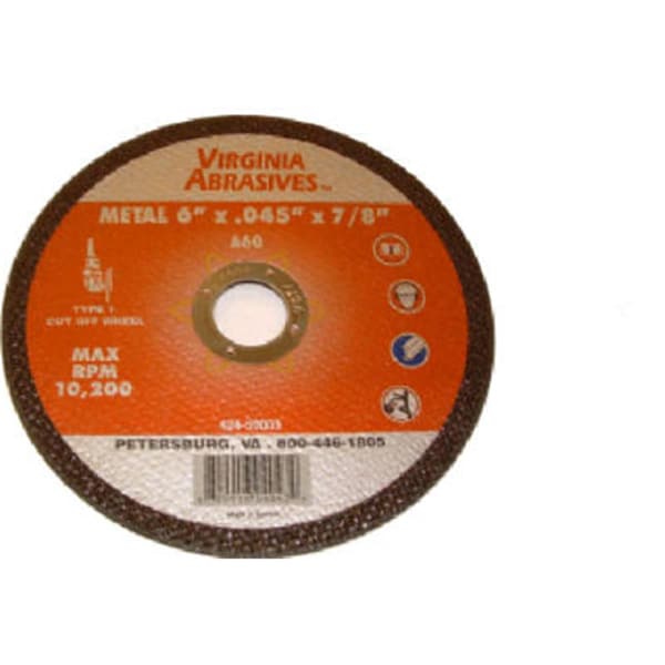 Disco de corte ultra delgado para metal de 6 x 0.04 x 0.87 pulgadas - 681526