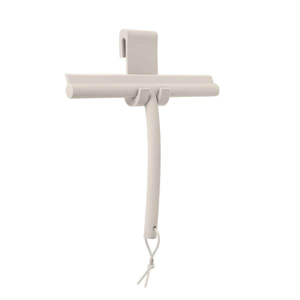 Homepage 12.25 x 9.5 x 1.75 in. Vipo Shower Squeegee with Hanger, Moonbeam - HO2528345