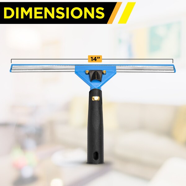 Gritt Commercial 14 Swivel Window Squeegee with Quick Release - GRI129-2PK-ZORO