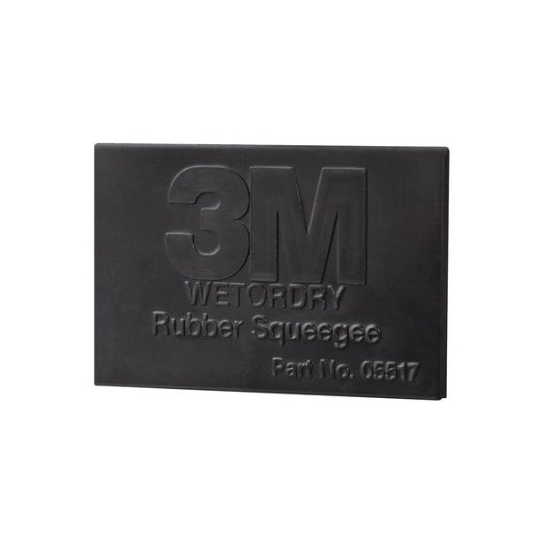 3M 3M Wetordry Rubber Squeegee, 05518, 2 in x 3 in, 50PK - 7000028349