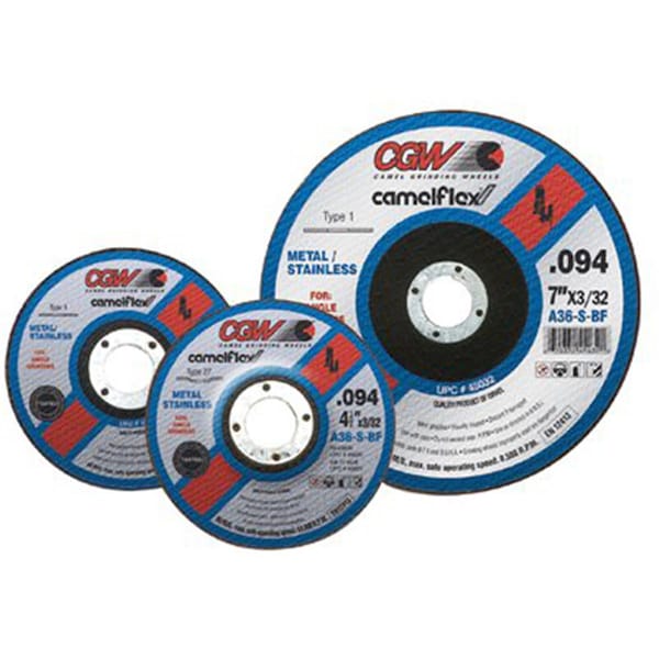 Disco de corte Cgw Abrasives 4-1-2X3-32X7-8 A36-S-Bft1 - 421-45028