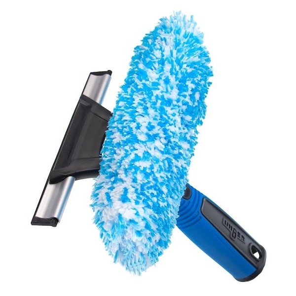 Unger Industrial Unger Professional 2-In-1 Window Cleaner, 6 in L Head, Plastic Head, 3.54 in L - 981600
