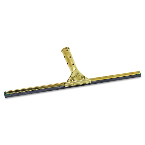 Unger Golden Clip Brass Squeegee Complete, 18" Wide - GS450