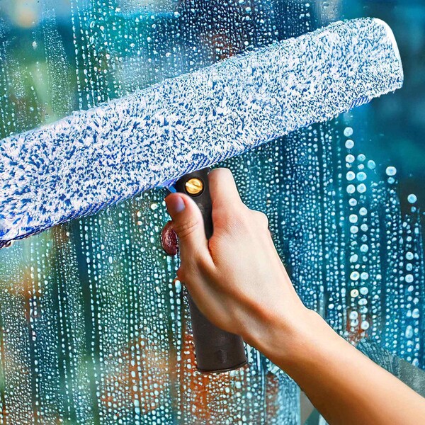 Gritt Commercial Pro Window Washing Kit with with 14 Squeegee, 14 Washer and 20 Pole - GRI138