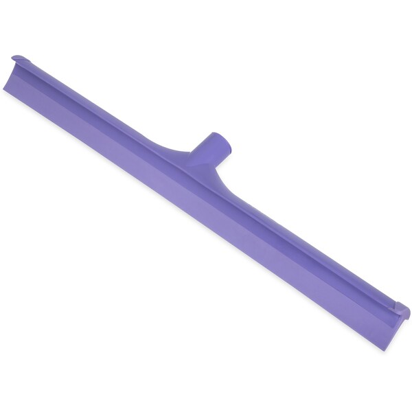 Carlisle Foodservice Single Blade Squeegee, 24", Purple, PK6 - 3656868