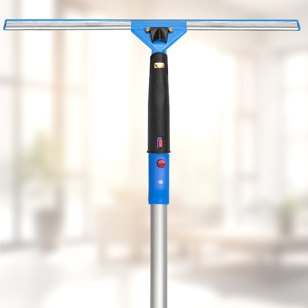Gritt Commercial Window Washing Kit with 18 Swivel Window Squeegee and 20 Pole - GRI131-18