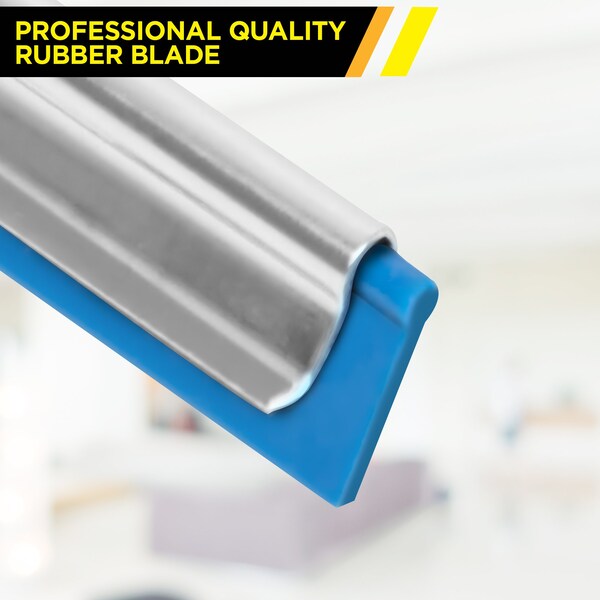 Gritt Commercial Window Washing Kit with 18 Swivel Window Squeegee and 20 Pole - GRI131-18