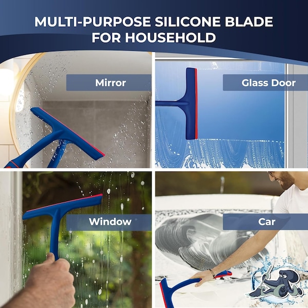 Dsv Standard Water Squeegee 6.3in Blade, 10-PK - 87445-10